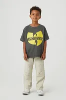 Kids Distressed Slim-Fit Jeans (Girls + Boys) in Taupe, 13/14