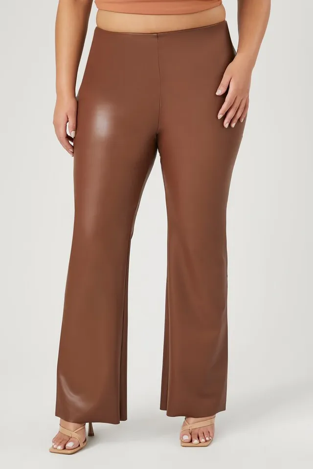 Forever 21 FOREVER 21+ Plus Size Faux Leather Leggings