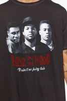 Men Boyz N The Hood Studded Graphic Tee in Black Large