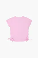 Girls Organically Grown Cotton T-Shirt (Kids) in Pink, 13/14