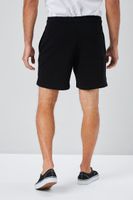 Men Embroidered Wanna Go Surfin Shorts in Black Large