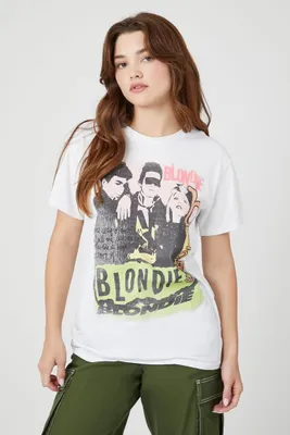 Women's Blondie Graphic T-Shirt in White, L/XL