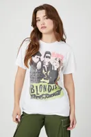 Women's Blondie Graphic T-Shirt in White, L/XL