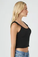 Women's Sweater-Knit Cropped Tank Top