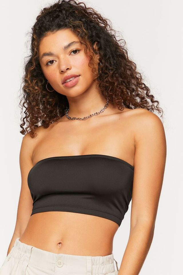 Express Body Contour High Compression Crop Tube Top Women