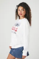 Women's Coors Graphic Pullover in White Small