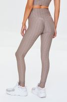 Women's Active Honeycomb Leggings in Taupe Medium