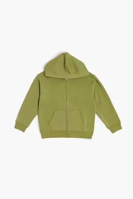 Kids Zip-Up Hoodie (Girls + Boys) Olive,