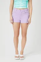 Women's Twill Mid-Rise Cargo Shorts Small