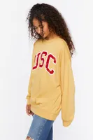 Women's USC Graphic Pullover in Yellow Small