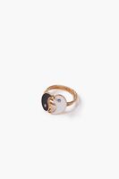 Women's Yin Yang Ring Set in Gold, 7