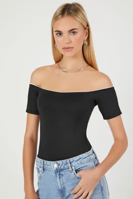 Women's Reversible Off-the-Shoulder Bodysuit