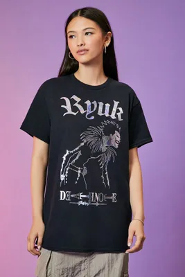 Women's Death Note Ryuk Graphic T-Shirt in Black, S/M