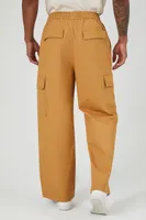 Men Cargo Drawstring Pants Chestnut