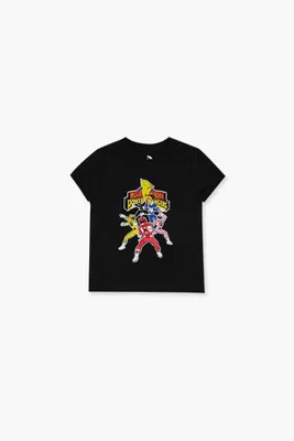 Girls Power Rangers Graphic T-Shirt (Kids) in Black, 11/12