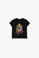 Girls Power Rangers Graphic T-Shirt (Kids) in Black, 11/12