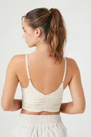 Women's Active Seamless Cropped Cami in Birch Medium