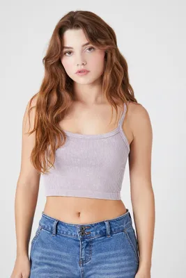 Women's Seamless Mineral Wash Cropped Cami