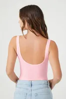 Women's Seamless Tank Bodysuit in Gossamer Pink Medium