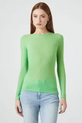 Women's Fitted Long-Sleeve Top