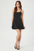 Women's Cami Fit & Flare Mini Dress in Black Small