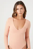 Women's Fitted V-Neck Bodysuit