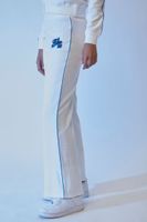 Women's FUBU Velour Pants in White Large