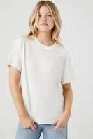 Women's New York Puff Graphic T-Shirt in Cream Small