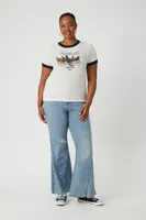 Women's Nashville Horse Ringer T-Shirt White,