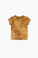 Girls Tie-Dye Crew T-Shirt (Kids) in Amber, 11/12