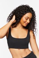 Women's Active Limited Edition Crop Top in Black, XS