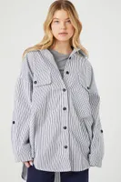 Women's Oversized Pinstripe Shirt