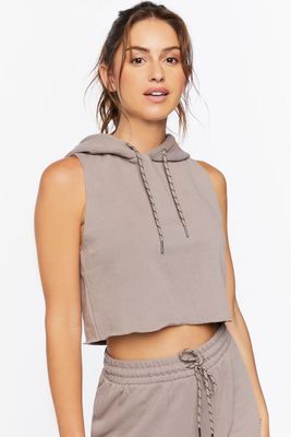 white crop top hoodie forever 21