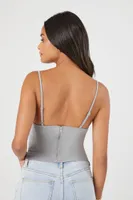 Women's Curved-Hem Bustier Cami Harbor