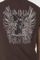 Men Cupidus World Tour Graphic Tee in Cocoa Large