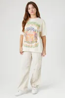 Women's The Offspring Oversized Graphic T-Shirt in White, Size S/M