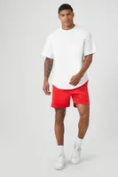 Men Corduroy Drawstring Shorts