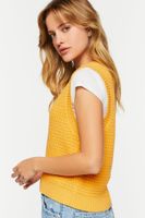 Women's Sweater-Knit V-Neck Vest