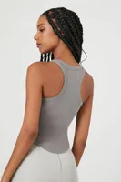 Women's Racerback Curved-Hem Tank Top