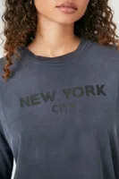 Women's New York City Graphic T-Shirt Navy