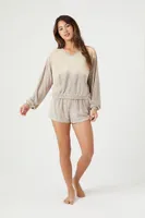 Women's Terry Cloth Swim Cover-Up Shorts Goat