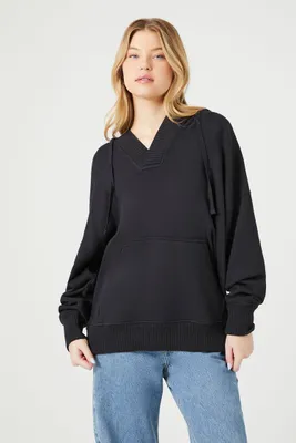 Women's French Terry Drop-Sleeve Hoodie Small