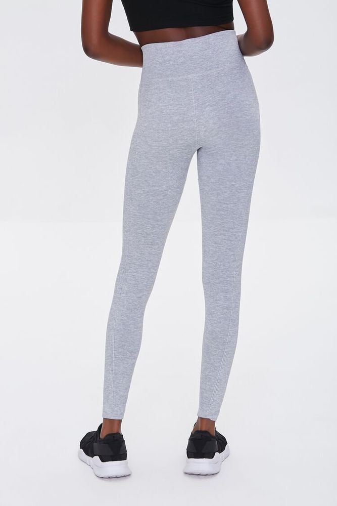 Women's Active Seamless High-Rise Leggings in Heather Grey Large