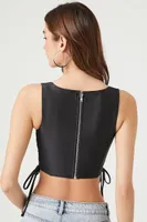 Women's Corset Lace-Up Crop Top