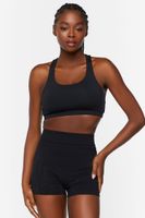 Women's Active Seamless Biker Shorts in Black