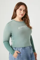 Women's Jacksonville Graphic T-Shirt in Green, 2X