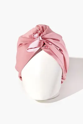 Satin Sleep Cap in Pink