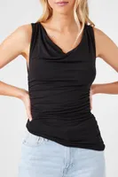 Women's Draped Cowl Neck Tank Top