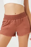 Women's Frayed Pocket Shorts