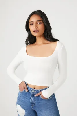 Women's Tie-Back Long-Sleeve Top